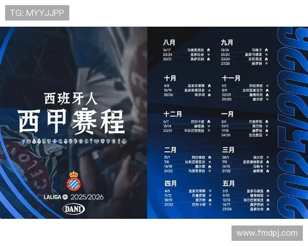 西甲联赛20赛季完整赛程及赛程密度分析